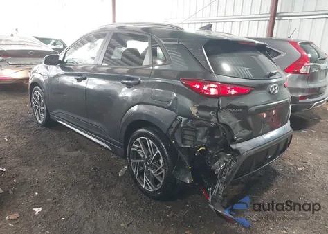 2022 Hyundai Kona N Line z USA, uszkodzony, nr VIN KM8K3CA31NU904994